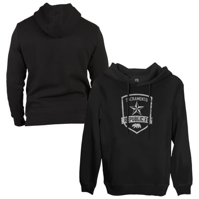  Sacramento Republic FC 1863FC Badge Fleece Pullover Hoodie - Black
